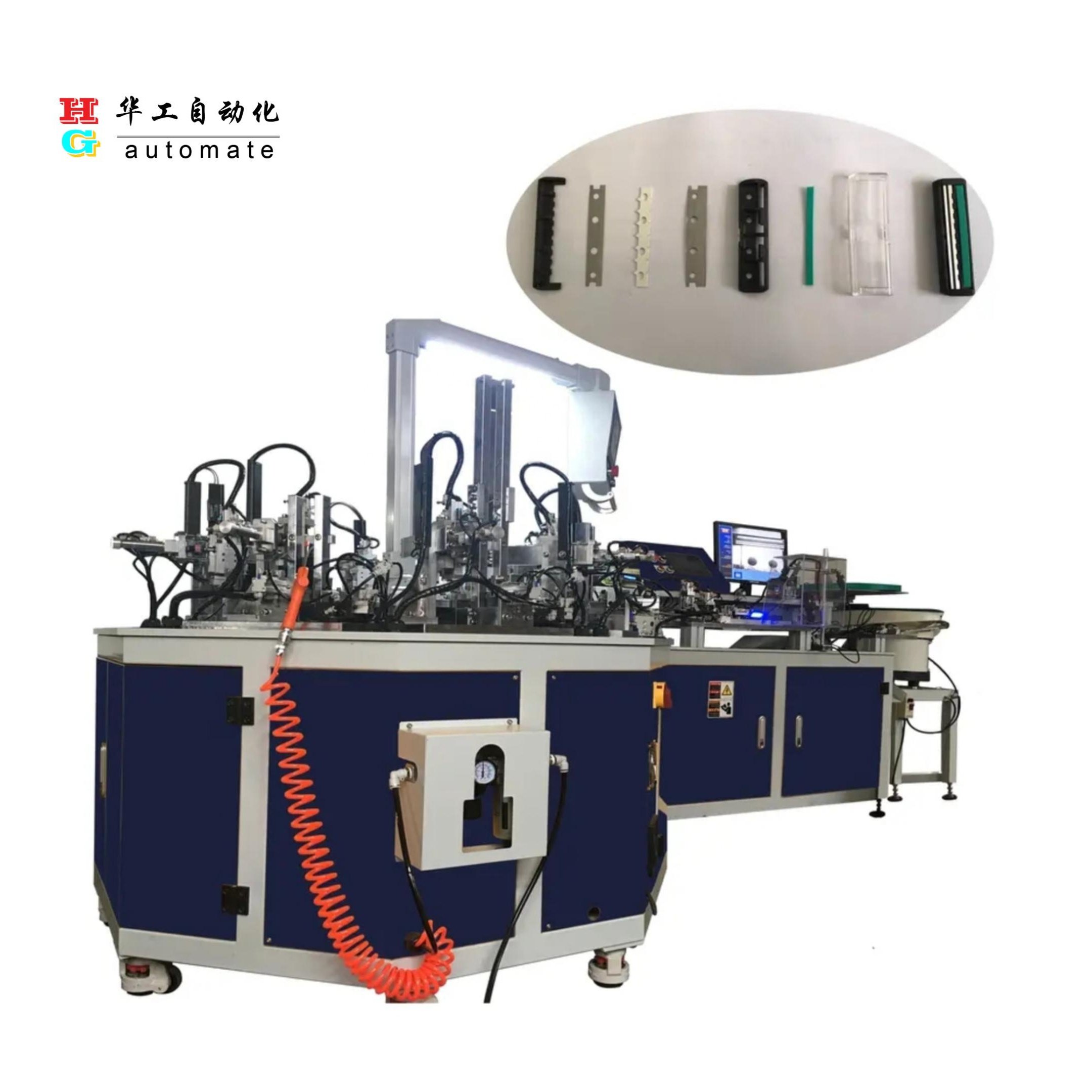 Twin Blades Shaving razor Assembly Automatic Machine Linear Type razor Production Line